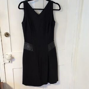 Ralph Lauren Black V-Neck Mini Dress